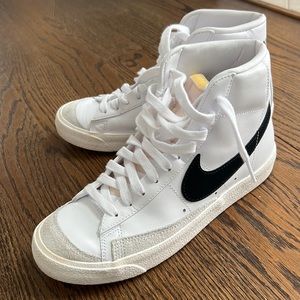 Size 7.5 Nike blazers women’s worn once